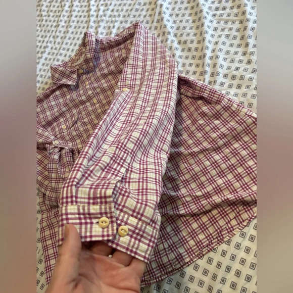 ORVIS Roll tab pink button down shirt, size XLarge women’s - Picture 5 of 16